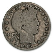1915-S Barber Half Dollar Good