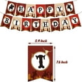 thumbnail image 2 of NBPOWER 40Pcs Western Cowboy Party Decorations Set with 12 Inch Latex Balloons & Happy Birthday Banner & Cake & Cupcake Toppers, Birthday Decorations Hanging Swirls Cowboy Theme Party Supplies, 2 of 8