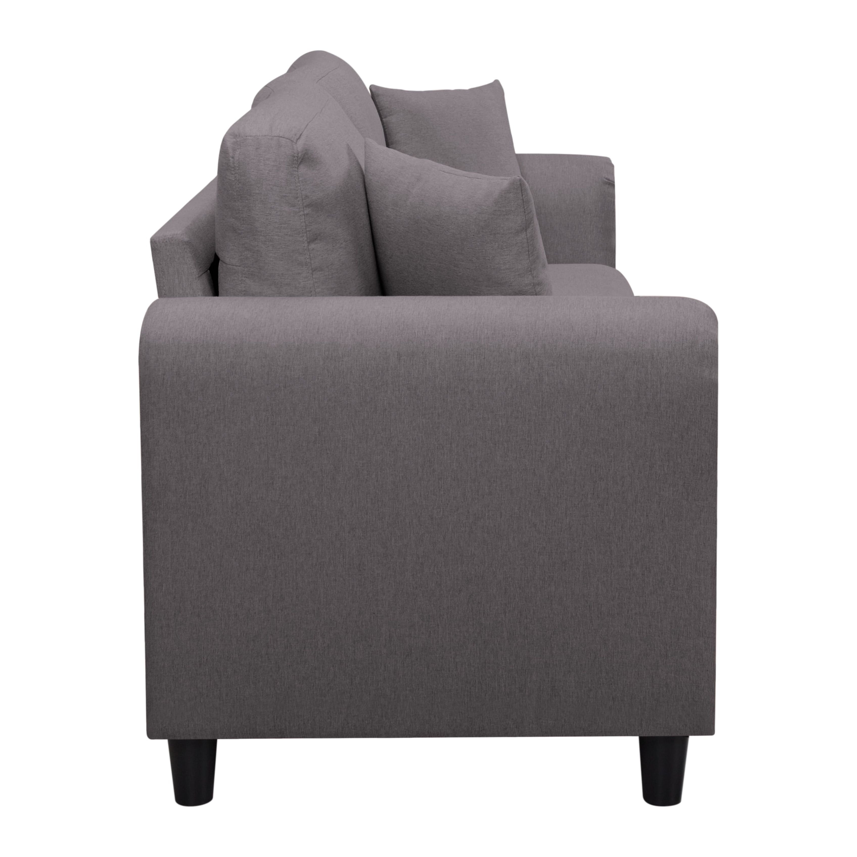 BSHTI 81.5 inch European Style Modern Sofa Couch,Minimalism Couches Sofa for Livingroom(Dark Gray)