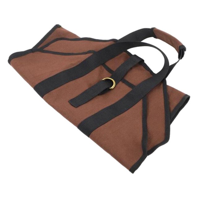 Soporte portátil, bolso de lona para exteriores, bolsa de madera Sunnimix Transportista de leña
