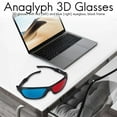 thumbnail image 4 of 5 Pack Red/Blue Anaglyph 3D Glasses, Foldable Design, 4 of 8