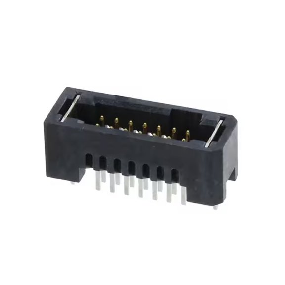 Pack of 4 TFM-107-01-L-D-WT Connector Header Through Hole 14 position 0.050 (1.27mm) :RoHS, Tube