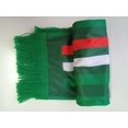 thumbnail image 3 of Bufanda con la bandera nacional de México, tejida a mano, con estampado de doble cara y diseño de fútbol, 3 of 4