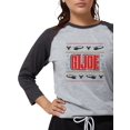 thumbnail image 1 of CafePress - Gi Joe Ugly Christmas - Womens Baseball Tee, 1 of 1