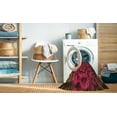thumbnail image 2 of Ahgly Company Machine Washable Indoor Square Transitional Brown Red Area Rugs, 6' Square, 2 of 7