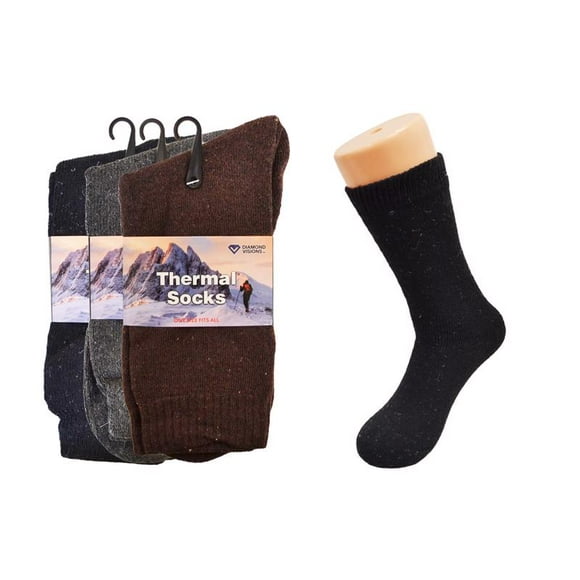 Calcetín térmico DIAMOND VISIONS Hudson Bay Traders Goods de algodón