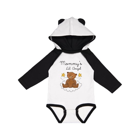 Inktastic Mommy's Lil Angel Gift Baby Boy or Baby Girl Long Sleeve Bodysuit