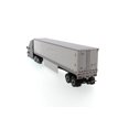 thumbnail image 3 of Freightliner New Cascadia SBFA Sleeper Cab Truck Tractor with Dry Cargo Van, Black and White - Diecast Masters 71047 - 1/50 scale Diecast Model Toy Car, 3 of 10