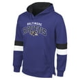 thumbnail image 2 of Men's G-III Sports by Carl Banks Purple/Black Baltimore Ravens Adaptive Faceoff Pullover Hoodie, 2 of 4