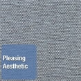 thumbnail image 4 of Quartet Oval Office Fabric Bulletin Board, 3' x 2', Frameless, Gray (7683G), 4 of 13