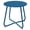 Round Feet, Peacock Blue, variant on Outdoor Side Table 18-inch Round End Table Accent Table for Bistro Balcony Apartment Sage Green