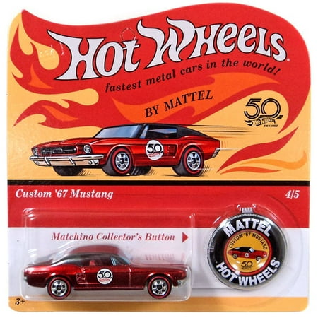 Hot Wheels 50th Anniversary Custom '67 Mustang Die-Cast