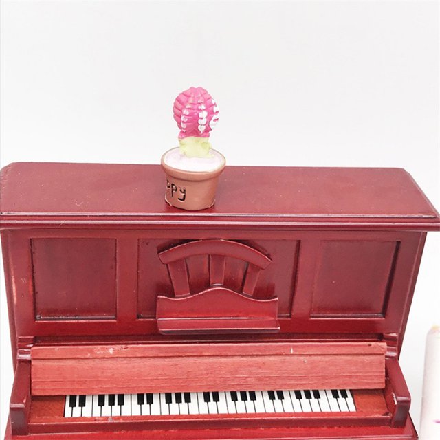 Juguete 1:12 Mini decoración de jardín lindo Mini resina suculenta accesorios de jardín AMMAO MXZZ23418A3753