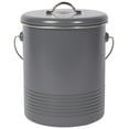 thumbnail image 1 of Now Designs Compost Bin Acero con recubrimiento en polvo de carbón con filtro de carbón 8.5 pulgadas de alto 1.25 galones, 1 of 5