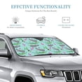 thumbnail image 3 of Fuzoiu Hippo With Flamingos And Crocodiles Print Car Windshield Sunshade,Foldable Reflective Sun Visor,Windshield Sun Shade,UV Rays Sun Visor Shade,Auto Front Sun Shield Shade-Medium, 3 of 8