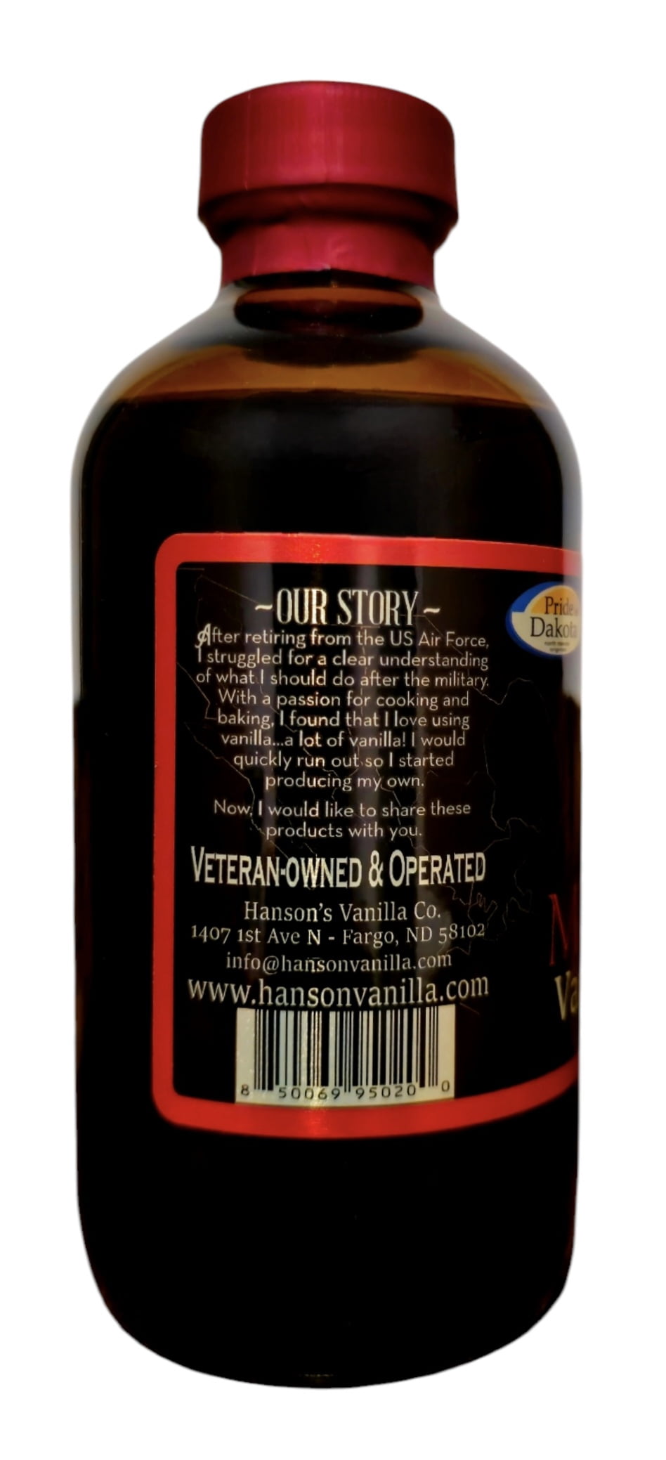 Hanson's Vanilla Co. - Pure Mexican Vanilla Extract - 8 oz