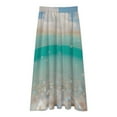 thumbnail image 3 of Underwater Sand Bubbles Women High Waist Midi Skirt Elegant Midi Skirt High Waist A-line for Women, 3 of 4