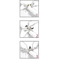 thumbnail image 3 of Corbatas retorcidas decorativas Haute Decor, 20 cm, plateadas (paquete de 6), 3 of 6