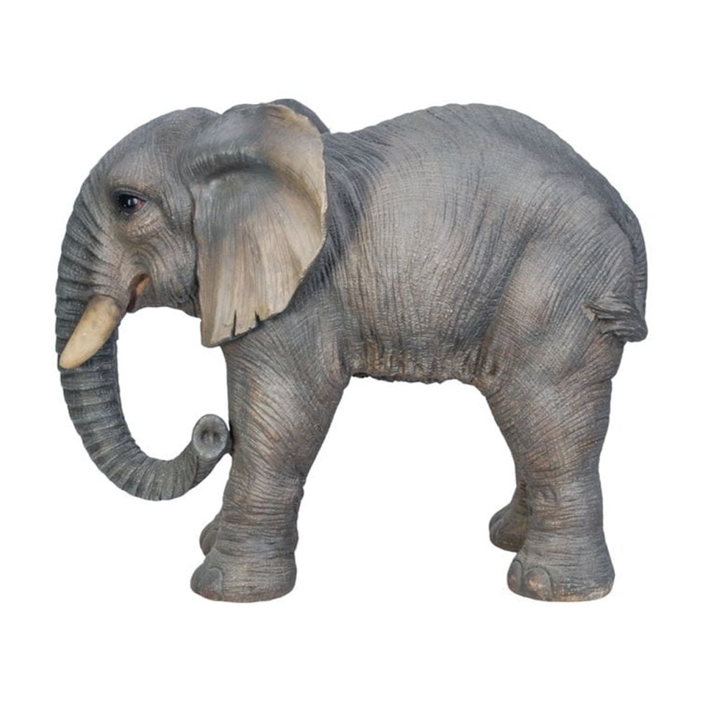 Hi-Line Gift Ltd Elephant with Trunk Down Statue