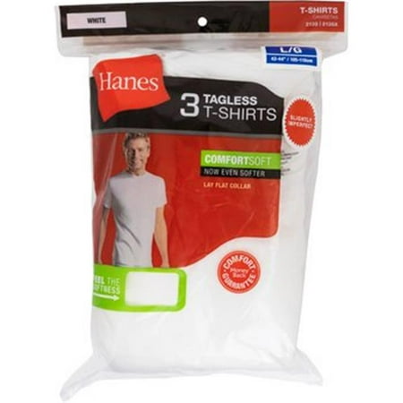 Hanes 2315992 Hanes Slightly Imperfect Crew Neck T Shirts - White ...