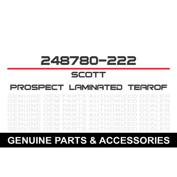 Scott Usa Prospect Works Laminated Tear-Offs