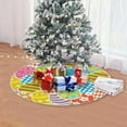 thumbnail image 1 of Easter Tree Skirt Easter Bunny Eggs Xmas Tree Skirts Mat for Holiday Party Indoor Outdoor Home Office Decoration, 35.43 Inch, 1 of 4