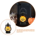 thumbnail image 3 of 2Pcs Pumpkin Lights Halloween Handheld Lantern Halloween Decoration for Kids, 3 of 8