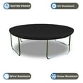 thumbnail image 3 of Trampoline Cover 18 Oz Waterproof - Patio furniture covers 100% Weather Resistant Rain snow Sun shade Round Trampoline Cover with Elastic for Snug Fit (240"Dia x 4"H, Black), 3 of 6