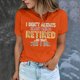 thumbnail image 4 of mfyjkho Tops Para Hacer Ejercicio, Blusa De Manga Corta Para Mujer Con Estampado De Letras Divertidas Para El Trabajo En Verano Tops Para Salir Para Mujer Xxl, 4 of 8