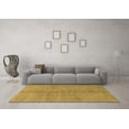 thumbnail image 3 of Ahgly Company Indoor Square Abstract Brown Modern Area Rugs, 4' Square, 3 of 4