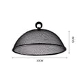 thumbnail image 3 of Limei 11.8 inch Mesh Food Cover Metal Mesh Screen Food Tent Dining Table Round Umbrella Reusable Outdoor Picnic Food Lid (White), 3 of 4