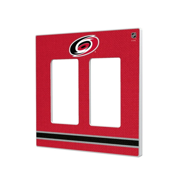 Carolina Hurricanes Double Rocker Lightswitch Plate