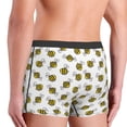 thumbnail image 3 of Goofa Cute Little Bee Printed Men's Boxer Briefs Underwear, Moisture-Wicking Underwear, Trunk,Soft and Breathable Cotton Underwear-Small, 3 of 9