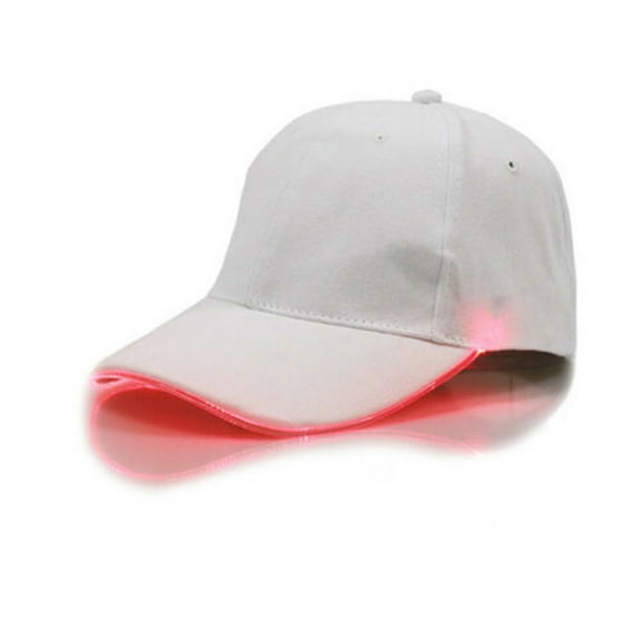 Tittly Baseball Cap Grip Socks Party Hat Hip-Hop Baseball Club Cap Lighted up LED Glow Sports Baseball Caps Hats for Women Hats for Men Red L