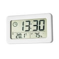 thumbnail image 2 of 2x Reloj Digital Temperatura Interior Colgando Sala De Estudio De Escritorio En Casa Sunnimix Reloj de pared digital, 2 of 8