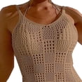 thumbnail image 6 of Idoravan Beach Cover Ups for Women Crochet Swimsuit Coverup for Women Crochet Bathing Suit Cover Up - Classic Knit Beach Coverup, 6 of 8