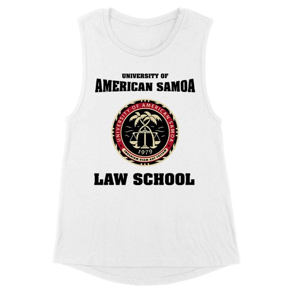 University of American Samoa Women's Muscle Tank Large White