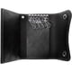 thumbnail image 5 of Llavero de cuero genuino, cartera para llaves, cierre de botón de 6 ganchos, estuche para llaves con tarjetero JM, 5 of 5