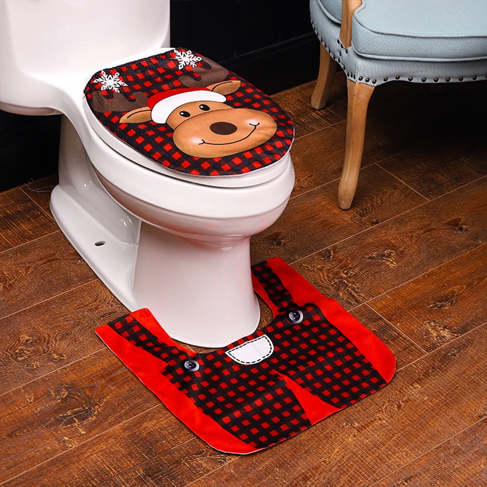Redcolurful Two Pieces Cartoon Toilet Seat Covers Santa Claus Snowman Pattern For Bathroom Decorations | Walmart Canada Redcolurful Two Pieces Cartoon Toilet Seat Covers Santa Claus Snowman Pattern For Bathroom Decorations | Walmart Canada