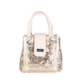 thumbnail image 1 of Bolso A ÁNGELOZANO Aurelia tipo Satchel en Piel Grabada Oro Rosa con Asa y Correa Desmontable, 1 of 5