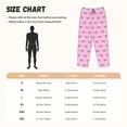 thumbnail image 3 of Balery Pink bows Pantalones de pijama para mujer, pijamas ultraligeros, pantalones de estar por casa-Medium, 3 of 6