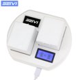 thumbnail image 1 of TORUBIA Fast Charging Station Compatible with Arlo Rechargeable Batteries，Dual Charger Stand with LCD Display Compatible with Arlo Security Light & Arlo Pro & Arlo Pro 2 Batteries - White, 1 of 6
