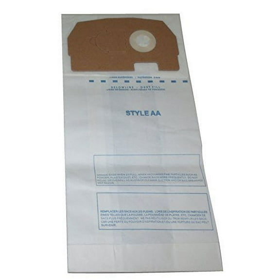 Compatible with Eureka Victory Style AA 4100 S4170 4300-4600 5180 Series Vacuum Bags: 75 Bags
