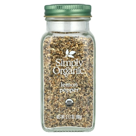 Simply Organic Lemon Pepper, 3.17 oz.