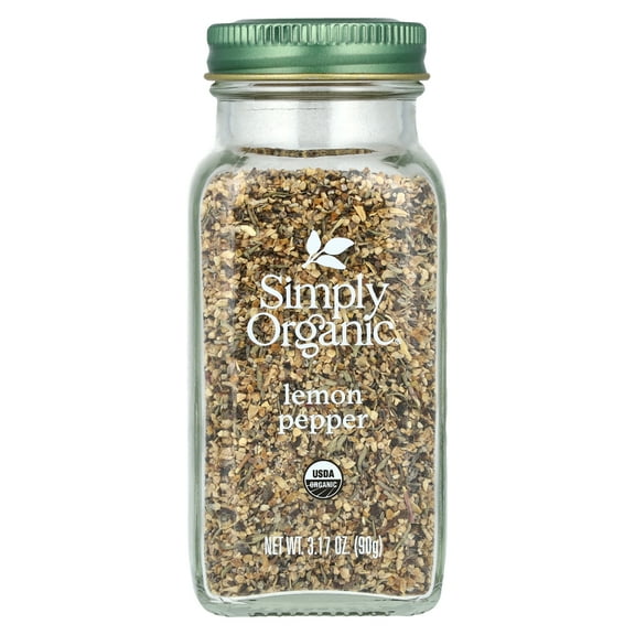 Simply Organic Lemon Pepper, 3.17 oz.