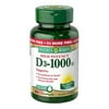 Natures Bounty High Potency Vitamin D3-1000IU Rapid Release Liquid Softgels, 350 ea, 2 Pack