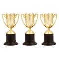 thumbnail image 1 of Miangastore 3 Pcs Trophée Doré en Plastique Récompense de Sport pour Étudiants Récompense pour Compétitions (Or), 1 of 8