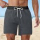 thumbnail image 2 of Pantalones Cortos de Cintura Elástica para Hombre Pantalones de Baño Impresos Respirables Secos Rápidos, Pantalones de Cintura Elástica para Hombre para la Playa Y Diarios, 2 of 8