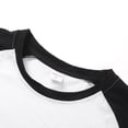 thumbnail image 5 of idosla Men's 3/4 Sleeve Shirts Crew Neck Baseball T Shirts Casual Moisture Wicking Athletic Raglan Tops (White, S), 5 of 7
