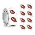 thumbnail image 2 of Weloille Sports Ball Pattern Sticker Roll, 1 Piece 500 Counts 1 Inch Round Labels, Self Adhesive Removable Decorative Decals, for Scrapbooking Journaling Envelope Gift Party Favor Marking, 2 of 7